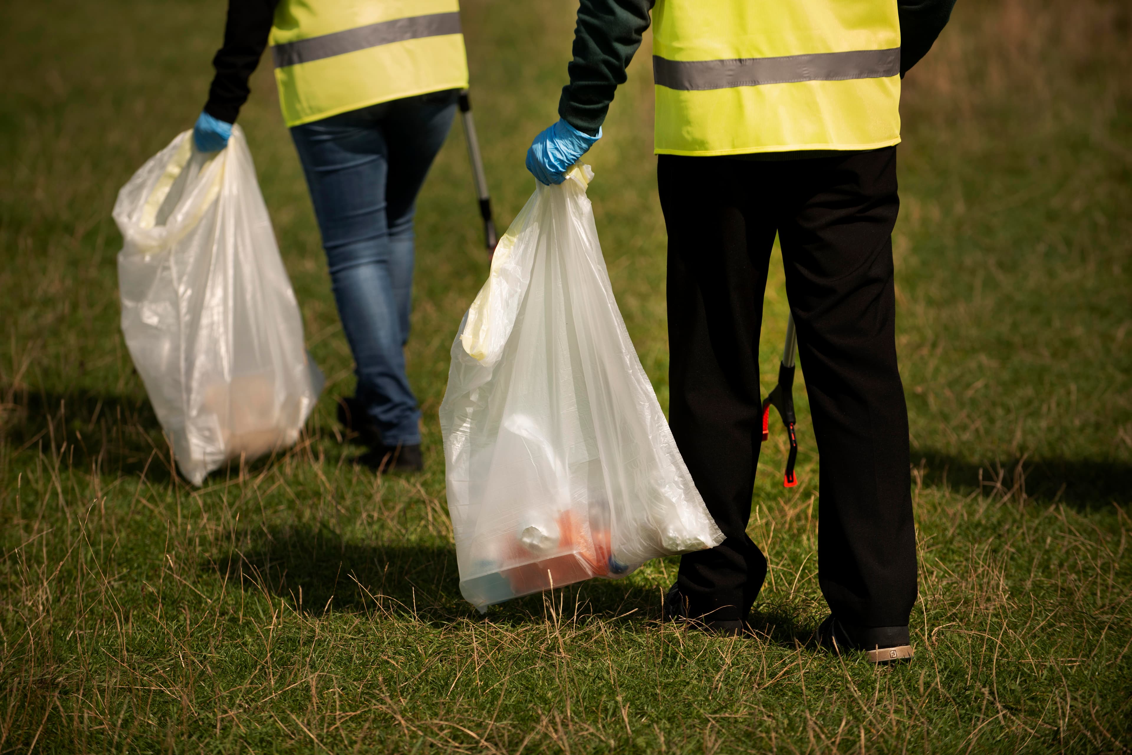 Saubere Außenanlage